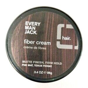 Every Man Jack Hair Fiber Cream Matte Finish Firm Hold 3.4 oz